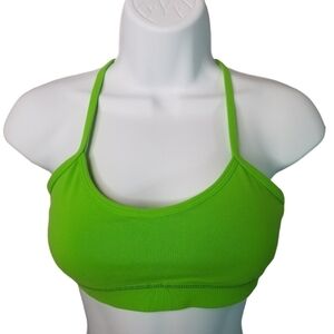 Lululemon power y apple green sports bra